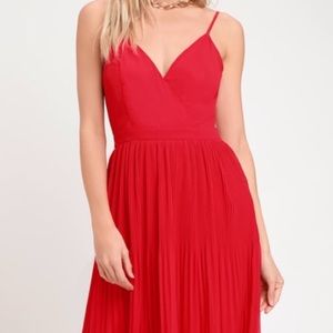 Red Lulu’s dress